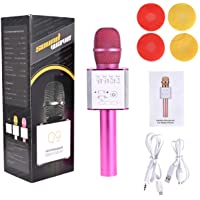 Nabance Micrófono de Karaoke Inalámbrico Bluetooth Micrófono Karaoke Portátil para KTV Máquina Bluetooth Altavoz de…